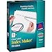Avery 8-Tab Binder Dividers, Easy Print & Apply Clear Label Strip, Index Maker, White Tabs, 25 Sets (11447)