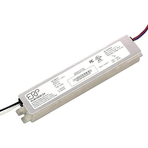 Miniatura 6 de SIRS-E ERP VLM100W-24 Voltaje constante DC Power Compact LED Driver 24V 4A 96W UL Clase P para luces LED e iluminación