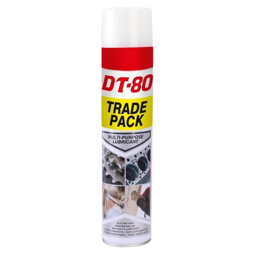 Spray Rust Remover Bike Chain Lube Penetrating Oil Lubricant - Cleans, Protects, Multi-Purpose DT-80-750ml Available in Pack of 1, 2, or 3 (1)
