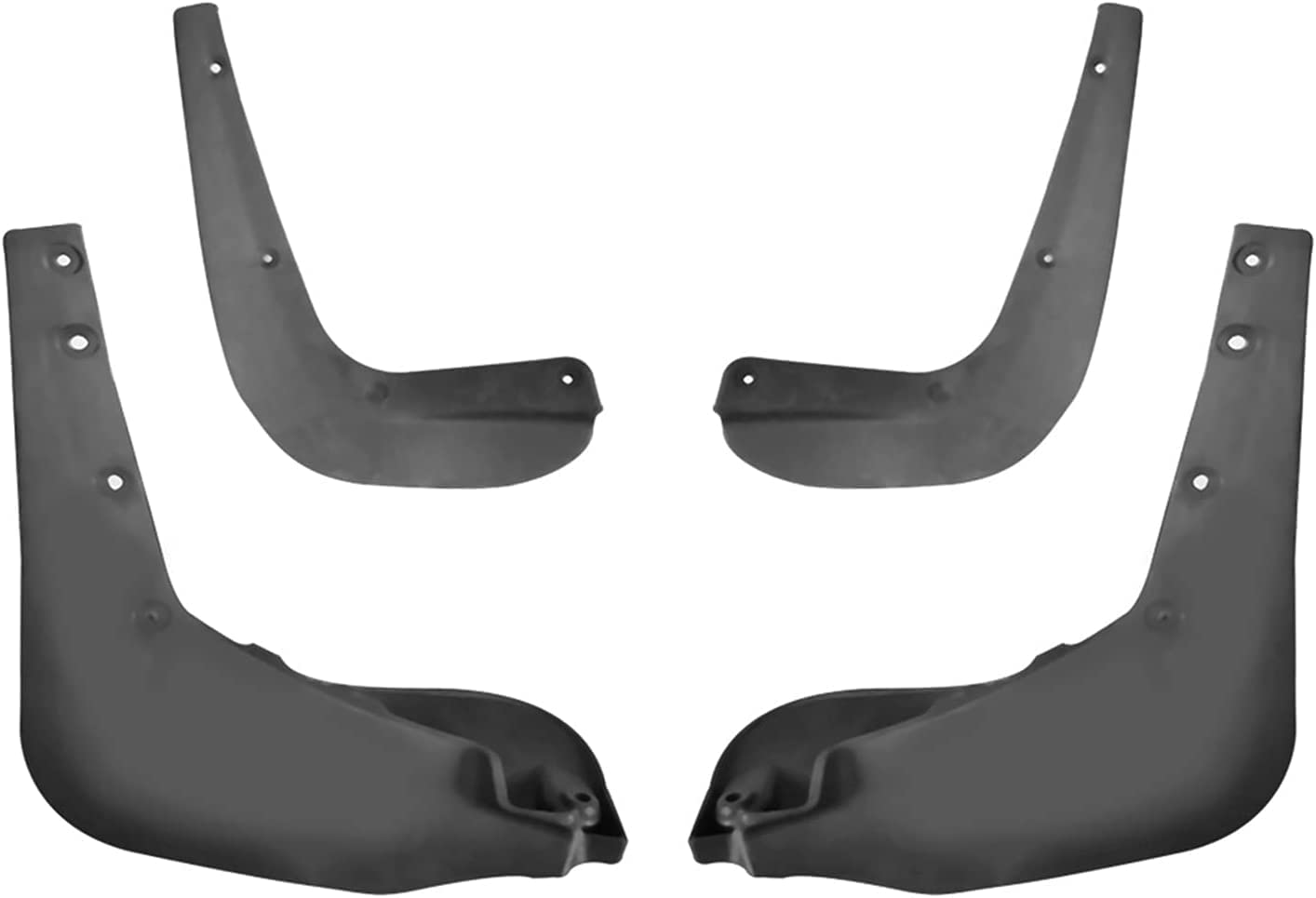 NYSLDSCO 4Pcs Premium Mud Flaps for Mini Countryman R60 2010 2011 2012 2013 2014 2015 2016 Front and Rear Splash Guards Durable Mudguards Protection Against Road Debris