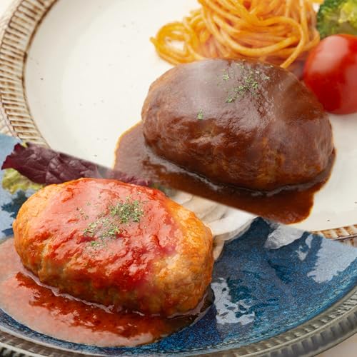 有限会社伊豆沼農産 伊豆沼豚 やわらか煮込みハンバーグセット [トマトソース・ミグラスソース] 計840g (140g×6パック) 冷凍ハンバーグ 肉 豚肉 国産 トマト 食べ比べ 温めるだけ 簡単 レトルト レンジ 湯せん [有限会社伊豆沼農産]tm037