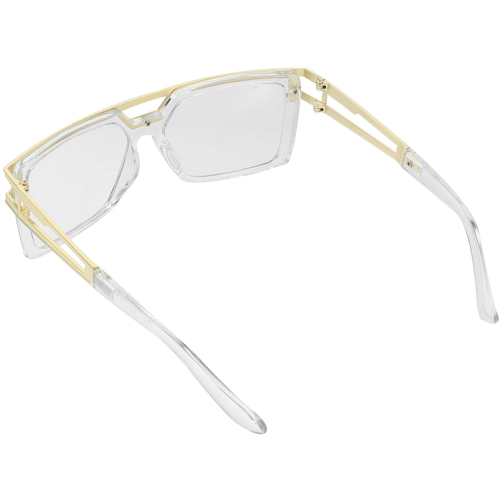 Beavorty Retro Metal Sunglasses Trendy Hip-hop Glasses Men's Women's Festival Shades