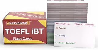 TOEFL iBT Study Cards: TOEFL Preparation 2025-2026 with Practice Test Questions [Full Color Cards]