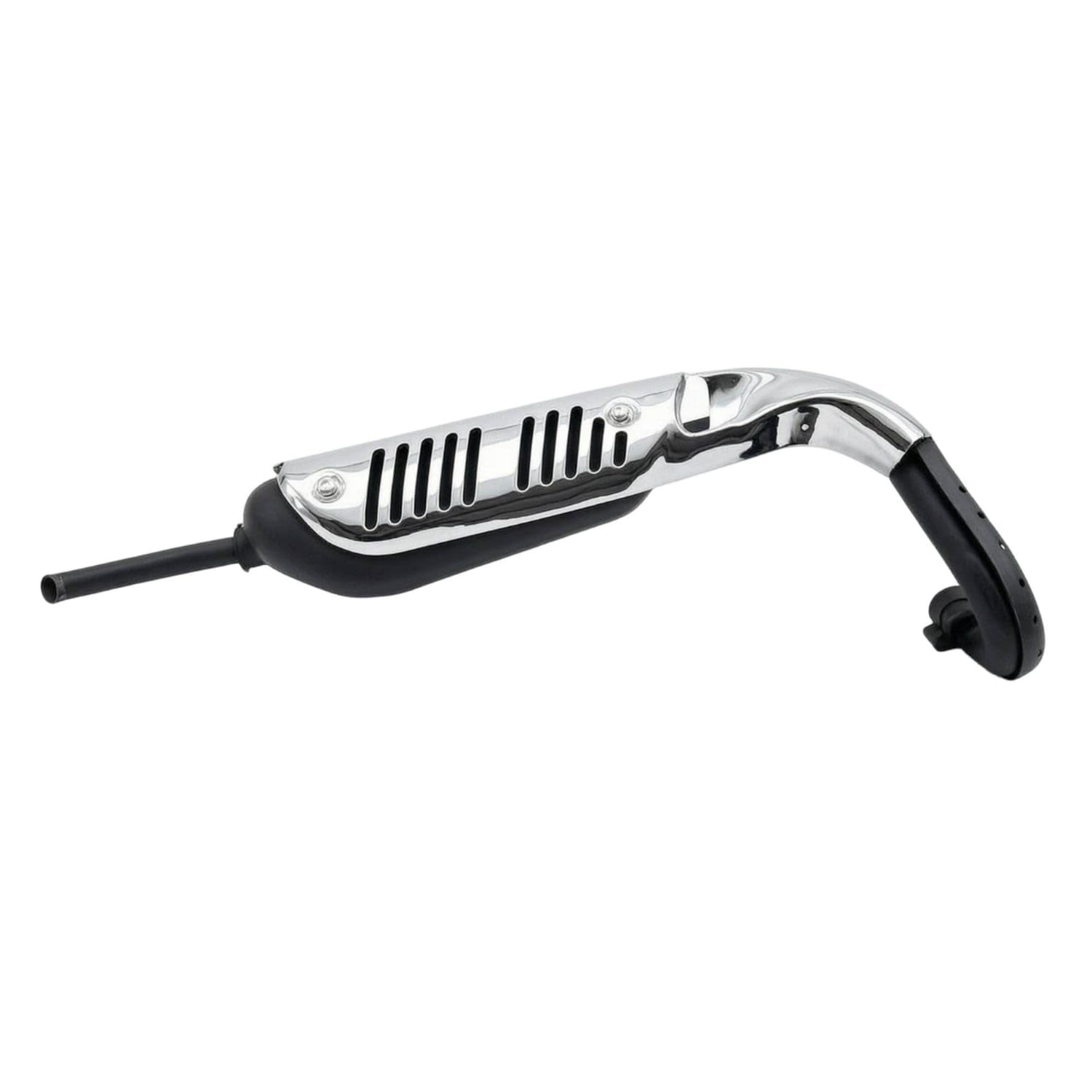 Chrome Motorcycle Exhaust Muffler Shielding Muffler with Heat Guard Temperature Resistant Motorcycle Exhaust Heat Guard Replacement for Riders, Xiao Jin Tong Monkey|Silencers, Mufflers & Ba-picture-15