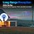 TV Antenna Indoor - 2026 Upgraded HD Digital Antenna for Smart, 360° Long Range Reception Supports 4K 1080P, TV Antenna for Local Channels in Crystal Clear, Easy Installation