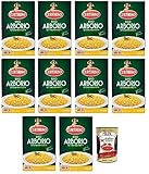 Curtiriso Riso Arborio 100% arroz italiano, ideal para todos los risottos, 15 minutos, paquete de 1 kg + lata italiana Gourmet Polpa di Pomodoro de 400 g