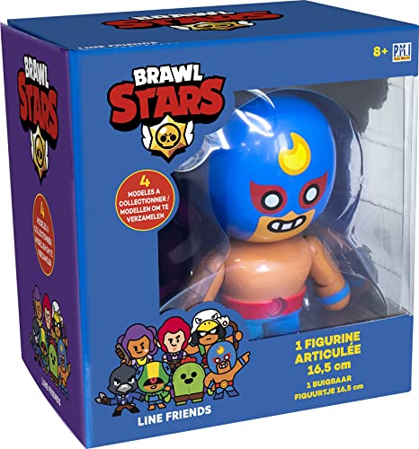Lansay BRAWL STARS 1 Figurine Articulée 16 5 Cm El Primo Personnages du Célèbre Jeu Vidéo Brawl Stars Figurine à Collectionner 4 Modèles au Choix Dès - vue 2