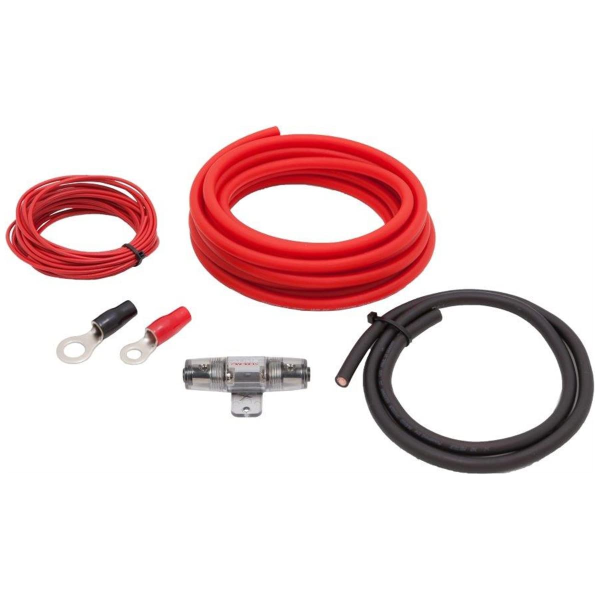Audio System Z-PCS10 zestaw kabli 10 mm² z OFC kabel zasilający miedź ofc 99,9% zestaw przyłączeniowy wzmacniacza Z-PCS 10