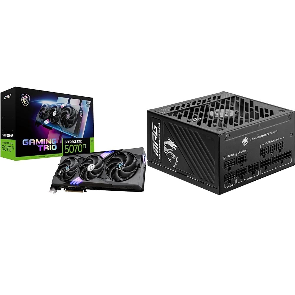 Amazon | 【グラフィックボード推奨電源セット】 MSI GeForce RTX 5070