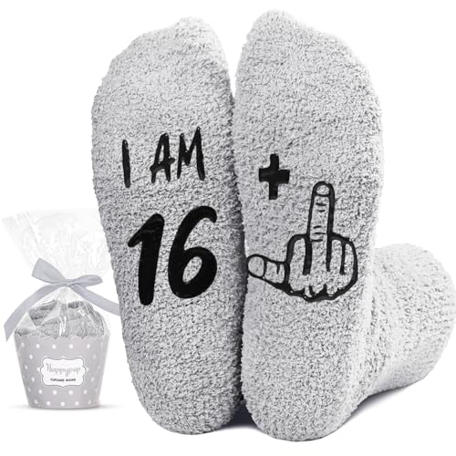 HAPPYPOP 17th Year Old Birthday Gifts - Gifts Ideas for 17 Year Old Teen Boys, 17th Birthday Socks...