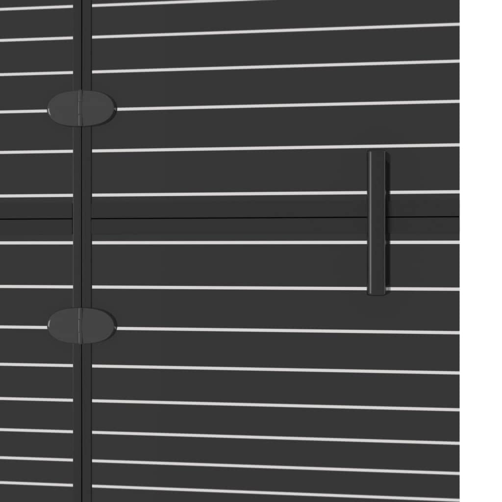Box doccia pieghevole in vetro temperato ESG, con telaio in alluminio, 120 x 140 cm, colore nero, box doccia pieghevole per ristrutturazione del bagno