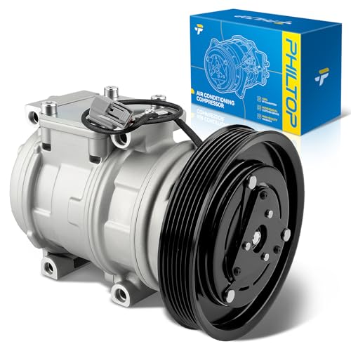 Image of PHILTOP 38800PAAA012 NEW AC Compressor for Acura CL 1998-1999 2.3L | for Honda Accord 1998-2002 2.3L, Replaces# 638819 658305 275676 98361 CO22001C 2022040R 204103 38800PAAAA02 140022C
