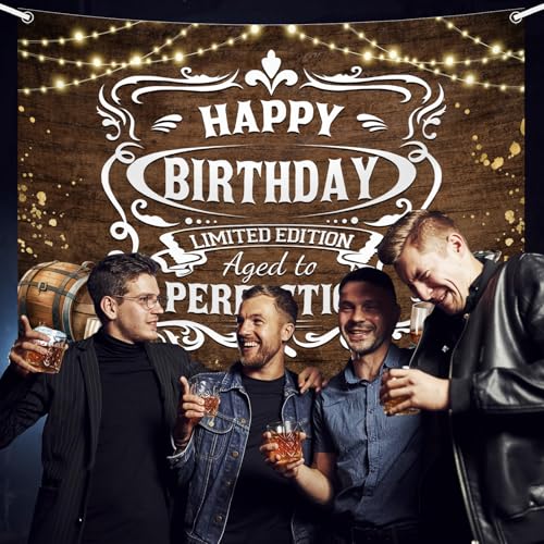 Toile de fond photographie de bière pour anniversaire masculin