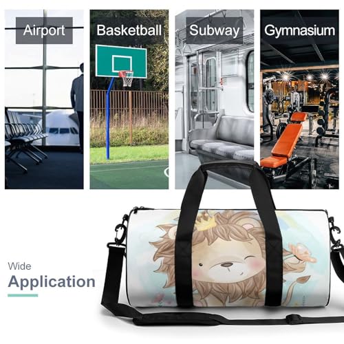 Duffel bag lion cartoon pour ne plus manquer de place en weekend - 3
