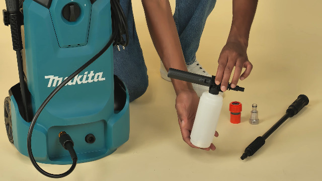 Produktbild von Connect-Lanze Für KÄRCHER Auf Makita Hochdruckreiniger – Passt HW1300, HW1200 & DHW080