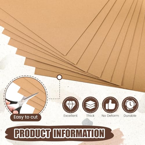 Image of Feifeiya 30 Pack Corrugated Cardboard Sheets 24 x 18 Inch Large Flat Cardboard Sheets Packaging Inserts Flat Square Inserts for Shipping Packing Mailing Crafts