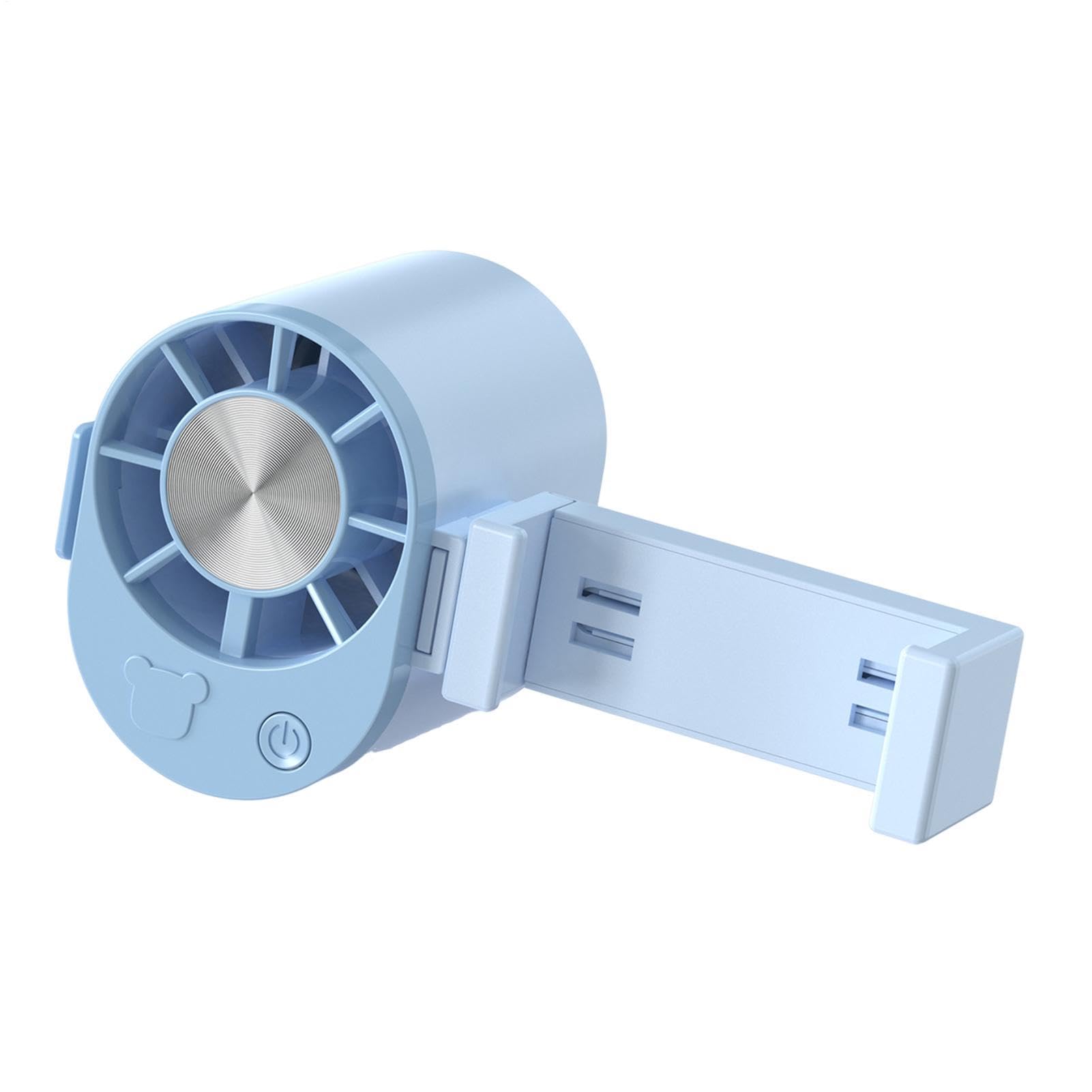 Mini ventilador de clip ideal para camping, viajes y refrescarse al aire libre con manos libres