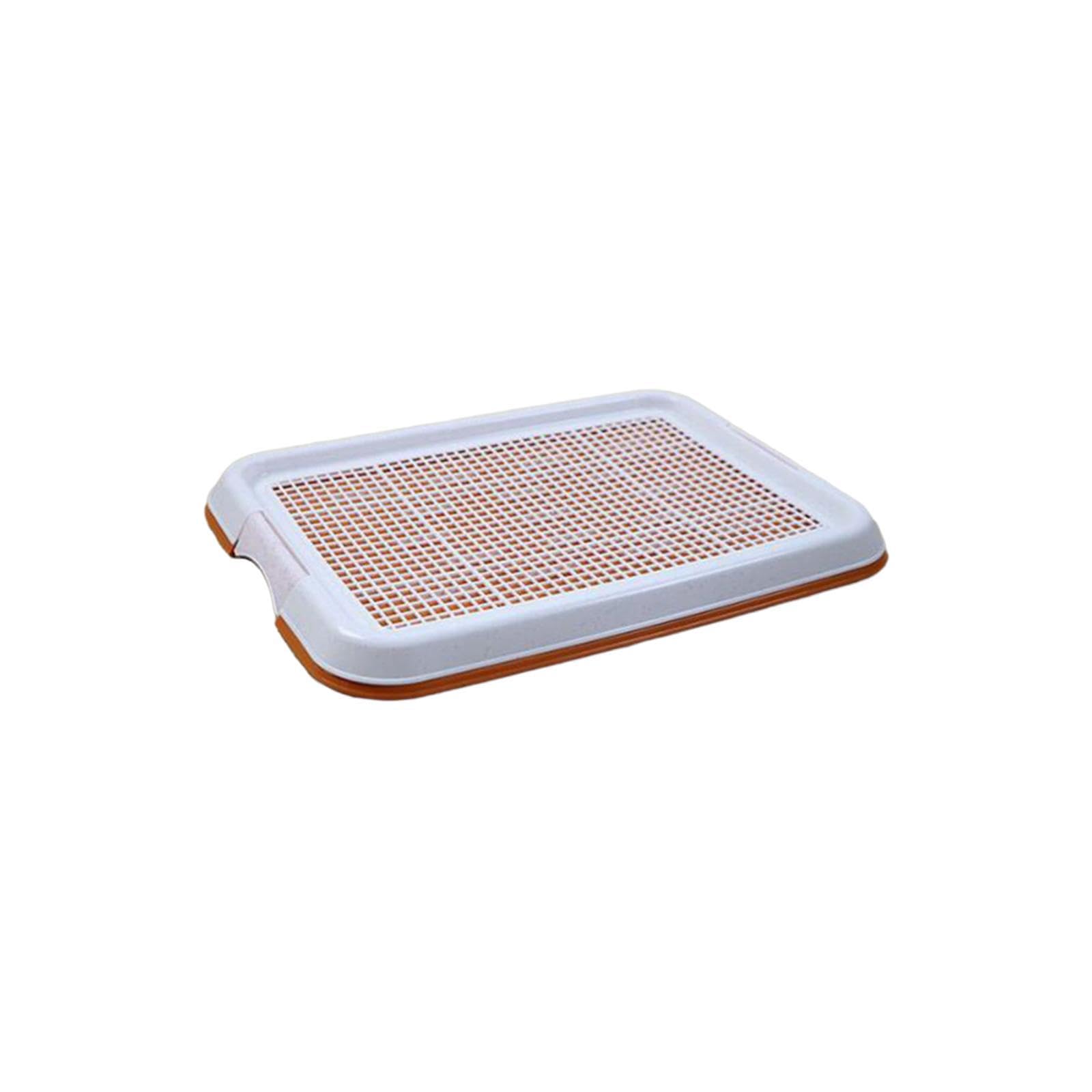 Support pour Tapis d'apprentissage de la propreté pour Chiots, bac à litière en pour Maille avec Base antidérapante, utilisable à l'intérieur comme l'extérieur