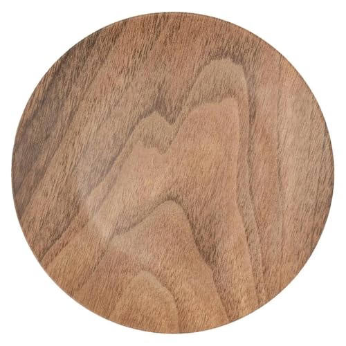 Secret de Gourmet - Lot de 6 Assiettes Plates Mood 26cm Marron