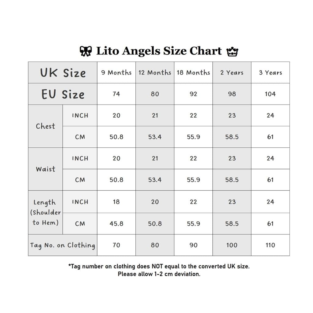 Lito Angels Vestido de Ceremonia de Princesa para Niñas Pequeñas de Tul con Lazo y Diadema para Boda Fiesta Cumpleaños Sesión de Fotos, Talla 74-114, 9 Meses - 3 Años