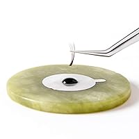 Vista 3 de 900 calcomanías desechables de 1 pulgada para pegamento para pestañas, almohadillas de palet, pegamento impermeable, calcomanías de papel