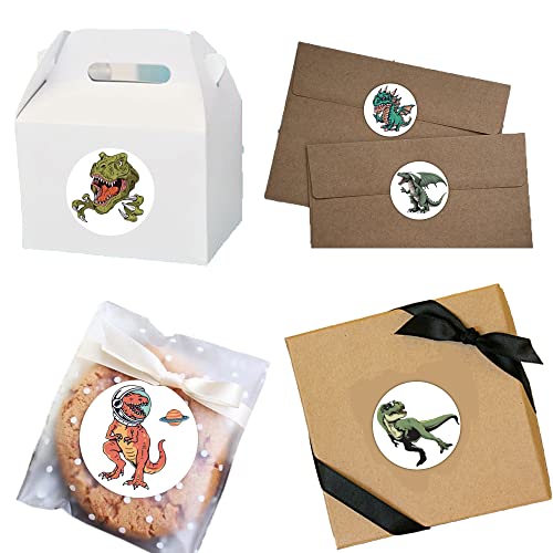 Hohamn 600Pcs Dinosaur Stickers For Kids 1.5 Inch Dragon Reward Stickers For Students Teachers Classroom Stickers Birthday Party Supplies Favors #TOP5