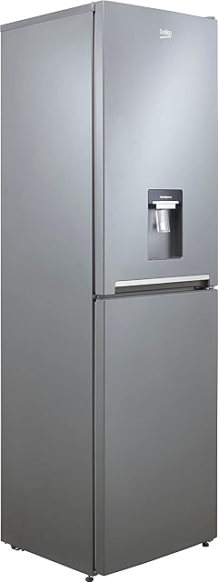 Beko CRFG3582DS 50/50 Frost Free Fridge Freezer - Silver - F Rated