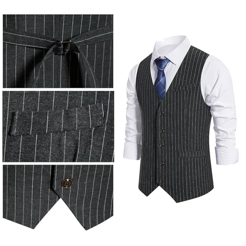 Panoplie costume Mafia années 20 avec gilet rétro pour Halloween et cosplay - 4