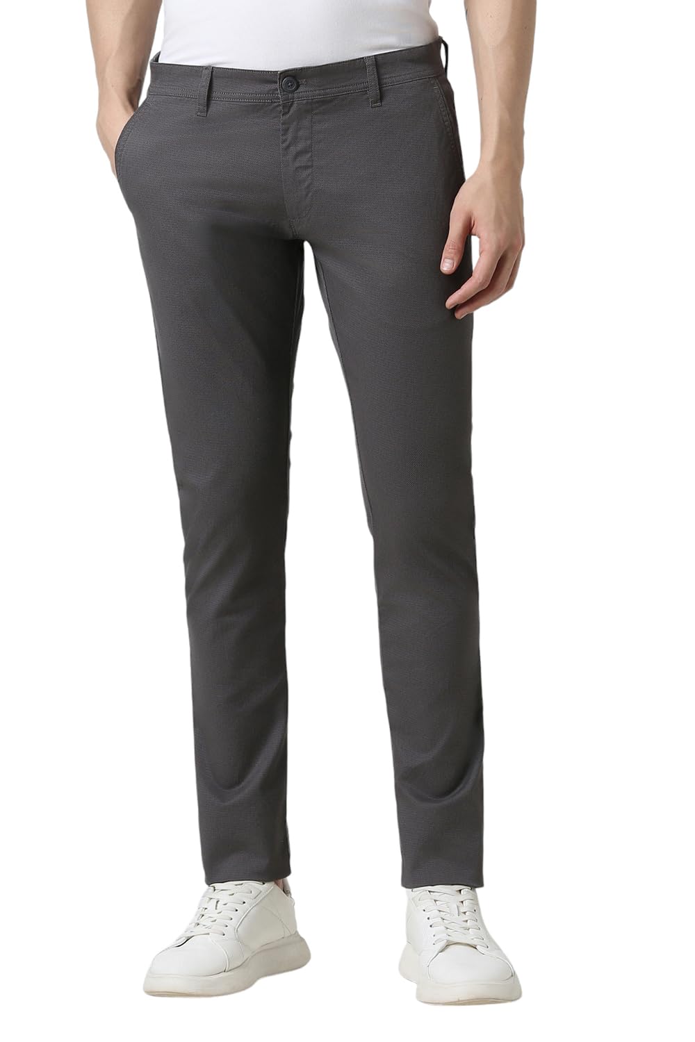 peter england Men Regular Fit Casual Pants-picture-27