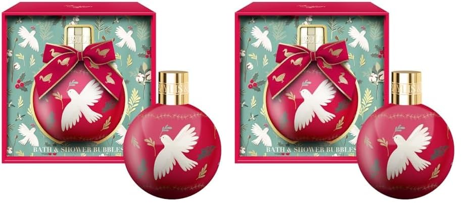 Baylis & Harding The Fuzzy Duck Winter Wonderland Festive Bauble Gift (Pack of 2) - Vegan Friendly