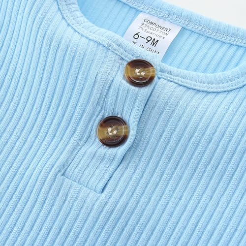 KIDDLETOWN Baby Strampler, Baby Schlafanzug, Baumwolle Strampler Neugeborene, Langarm Schlafanzug Schlafstrampler Pyjama Kleidung Neugeborene Babykleidung für Mädchen und Jungen 0-3 Monate