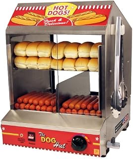 Paragon 8020 Hot Dog Hut Steamer Merchandiser for Professional Concessionaires Requiring Commercial Quality