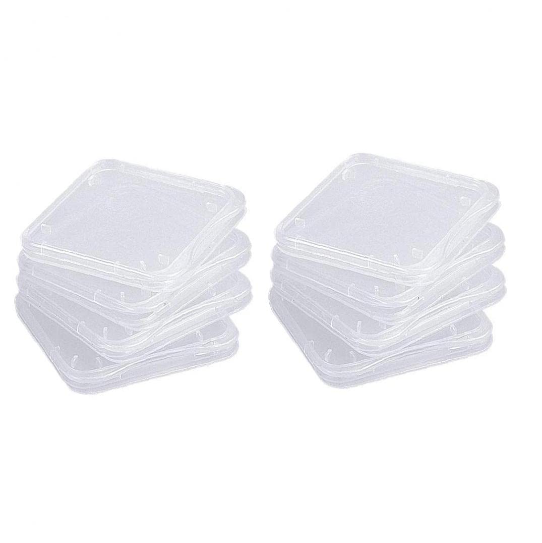 Custodia trasparente Universal SD Scheda di archiviazione Durable SDHC Memory Card Box 10pcs Componenti per computer