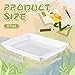 10 Pack Plastic Art Trays,Activity Crafts Tray,Organizer Tray,Serving Tray for Home,School,Kids,DIY Projects,Painting,Beads (White)