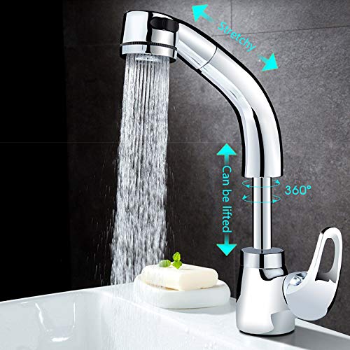 Mitigeur eau froide chaude flexible réglable élergile pont 360