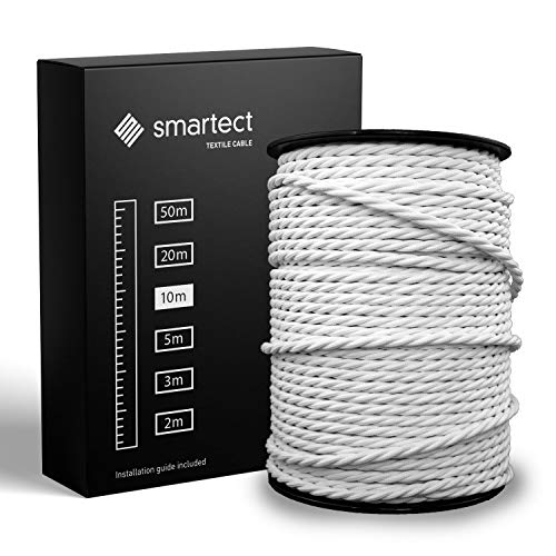 smartect Braided Cable twisted, White