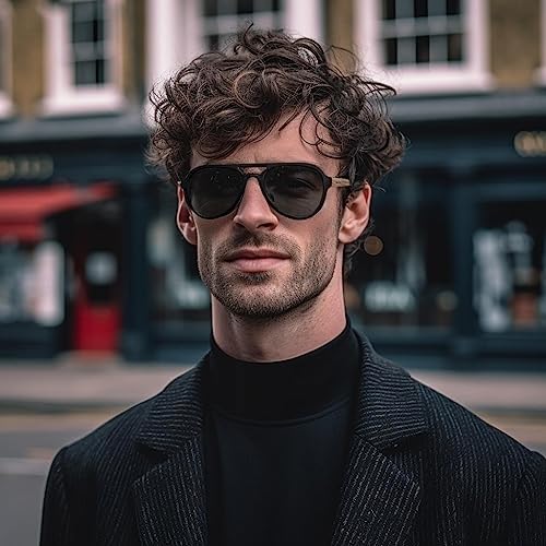 Aviator Wood Polarized Sunglasses - Designer Style Wooden Shades for Men and Women Birthday, Christmas Gifts2