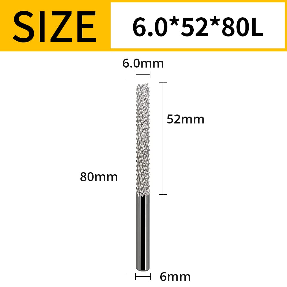 Frezy walcowo-czołowe, frezy CNC, 3.175/4/6mm trzpień PCB frezy do zębów kukurydzianych frezy z węglika wolframu frezy trzpieniowe CNC do obrabiarek grawerujących (kolor: 5 sztuk, rozmiar: D4X12X45L)