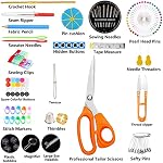 Sewing Kit for Adults,Maxfanay Needle and Thread Kit for Sewing,Professional Sewing Supplies Accessories with Tailor Scissors,43XL Thread,30 Needles,Yarn Snips and More for Travel Home Beginners