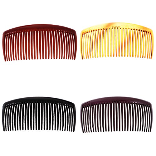 MagiDeal 12 Stuks Haarkammen 29 Tanden Insteekkam Haarclip Haarspeld Haaraccessoires Feestmode - Koffie - Image 4