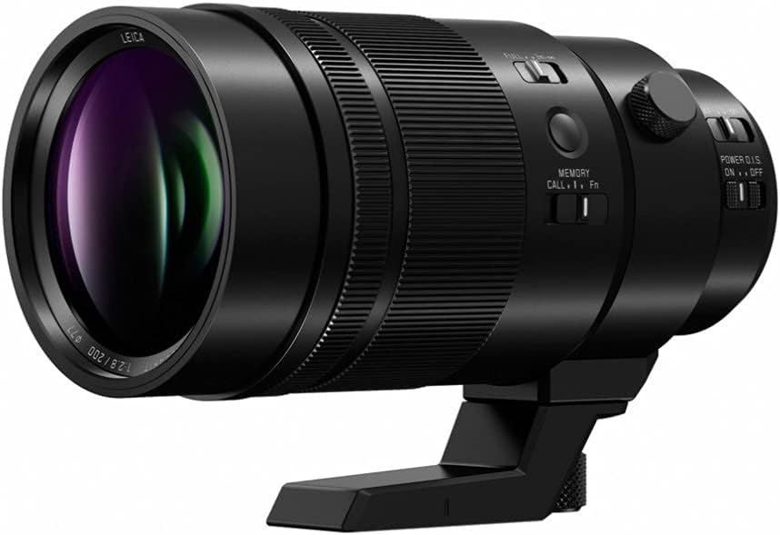 PANASONIC LUMIX G Leica DG ELMARIT Professional Lens, 200mm, F2.8 ASPH., Mirrorless Micro Four Thirds, Power Optical O.I.S., H-ES200, Includes 1.4X Teleconverter DMW-TC14, (USA Black)