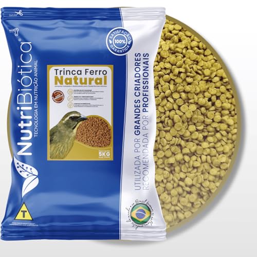 NUTRIBIÓTICA Ração Extrusada Trinca Ferro Natural 15KG 10KG 5KG Linha Criadores (5 KG)