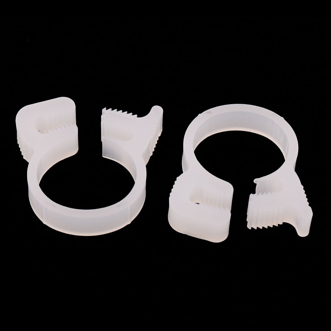 Aexit 10 Pcs Wiring & Connecting 12.3-14mm Range Plastic Adjustable Band Hose Pipe Heat-Shrink Tubing Fastener Clamp