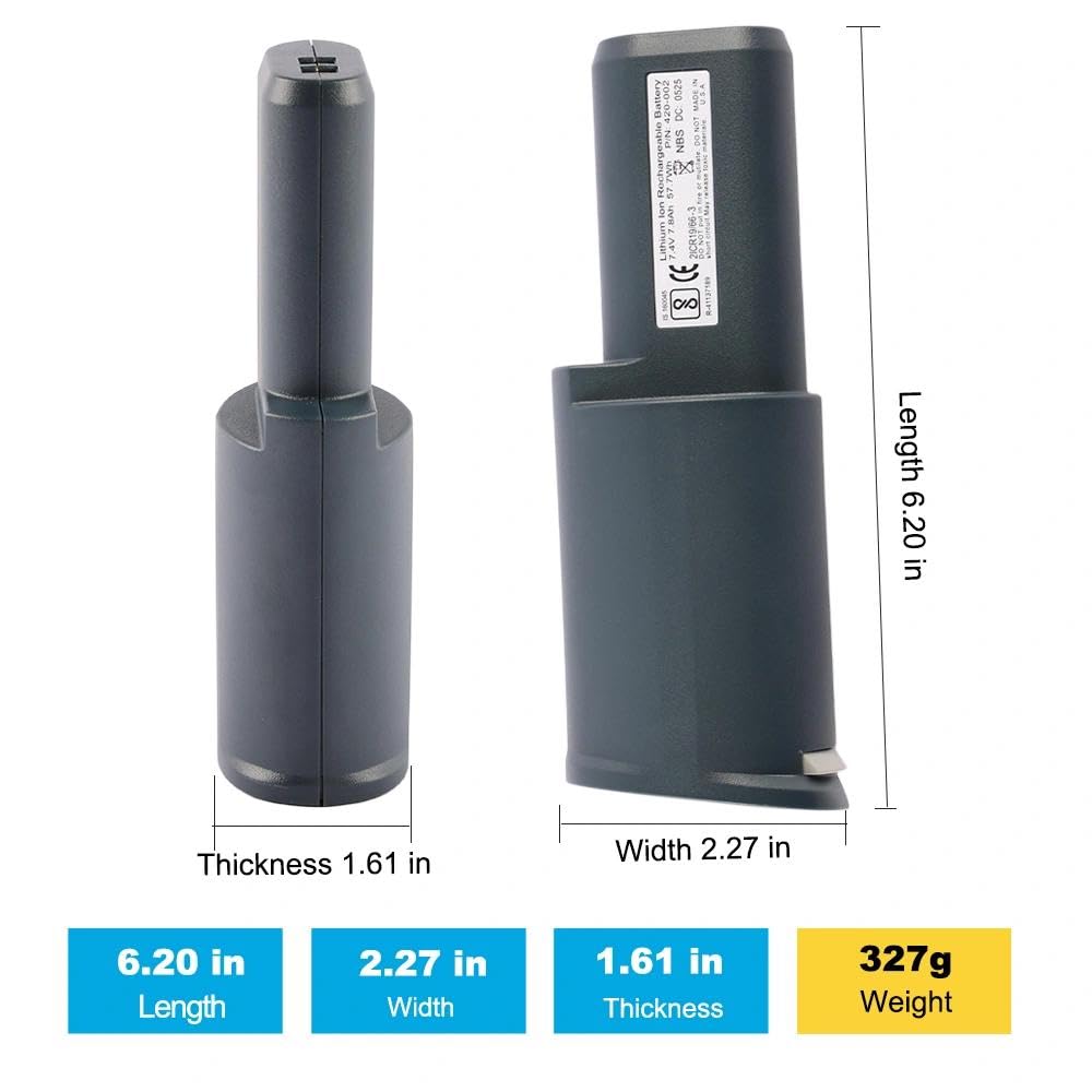 57.7Wh Batteria per Niton XL2 XL3 – 420-002 7.4V | Compatibile con Niton XL2, XL2 GOLDD, XL3, XL3t, XL3t GOLDD. Sostituisce 420-002. Ioni di litio 7.4V 57.7Wh.