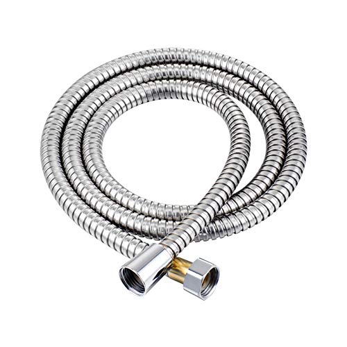 Manguera Ducha,Flexo Ducha Manguera de ducha de acero inoxidable Manguera de grifo Ducha flexible Manguera de silicona gruesa Baño de silicona de 3 metros Manguera de ducha(5m)