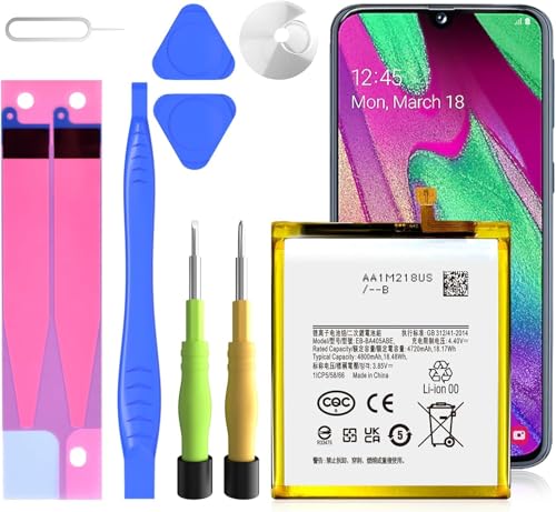 Batterie Galaxy A40 haute capacité EB-BA405ABE avec outils de rechange