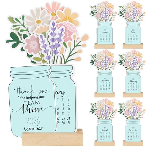 Crtiin Employee Appreciation Desk Calendar Sets 2026-2027