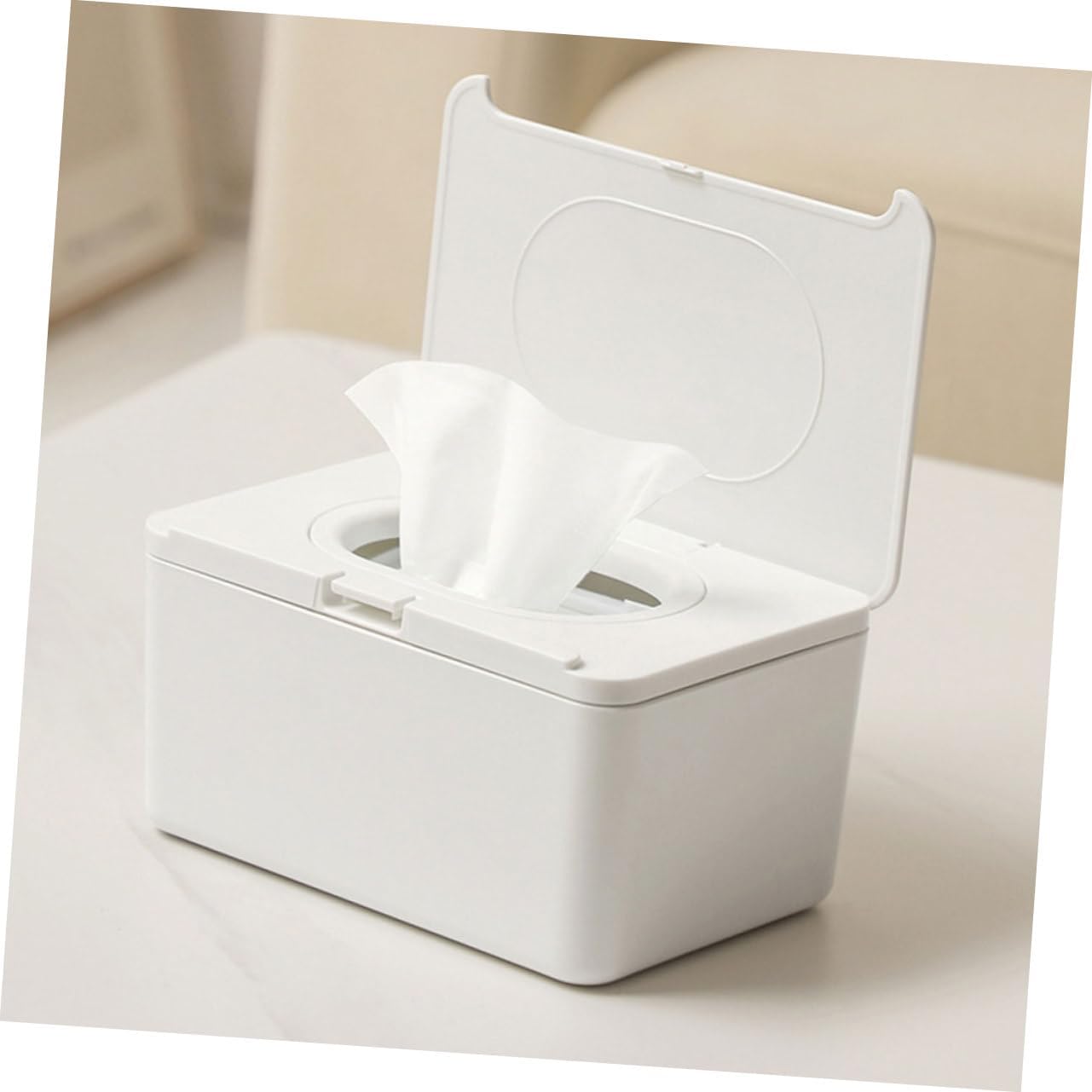 Kisangel 2pcs Baby Wipe Dispenser Holder Set Refillable Wipes Container Portable and Sealed for Home and Access