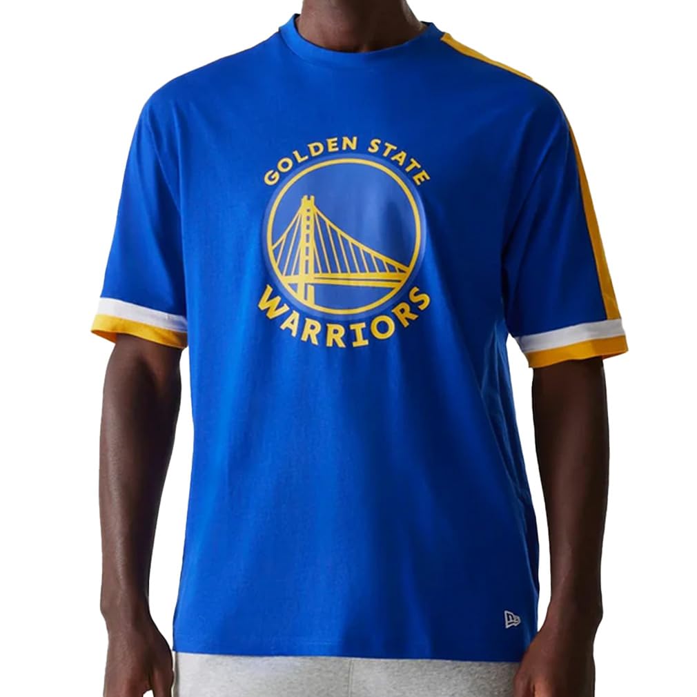 New Era NBA Panel - Maglietta oversize Golden State Warriors royal