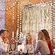 AIBAOBAO Lametta Vorhang Champagner Gold, 5 x Glitzervorhang, Lametta Metallic für Karneval Geburtstag Hochzeit Themenparty rautdusche Bachelorette Bühnendekor Weihnachten Party Deko